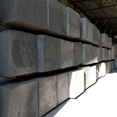 12 μm Tamaño de grano Bloque de grafito de silicio negro 1.81 g/cm3 Con buena conductividad térmica