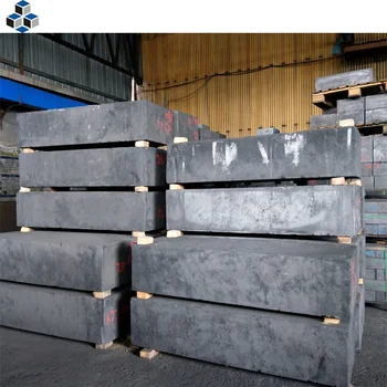 Bloque de soldadura de grafito negro de 30 Mpa para rotores de desgasificación de alumina