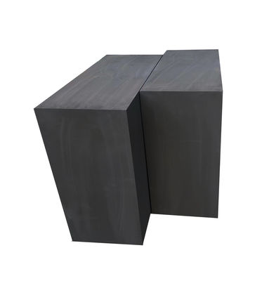 Bloque de grafito de carbono gris oscuro isostático de alta pureza