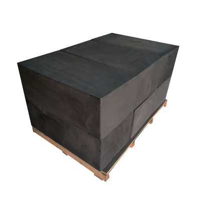 Bloque de grafito de carbono gris oscuro isostático de alta pureza
