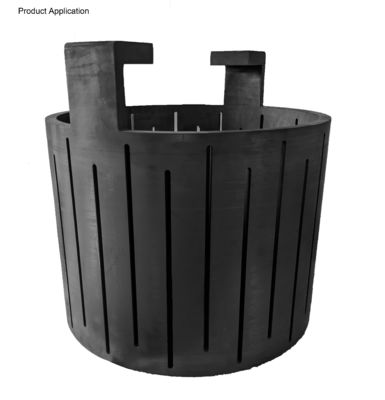Isostática 1,80 G/Cm3 Bloques de grafito de silicio 110 - 125 W/Mk Conductividad térmica