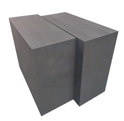 Grafito semiconductor gris oscuro de 5 μm tamaño de grano bloque de grafito isostático ultra fino