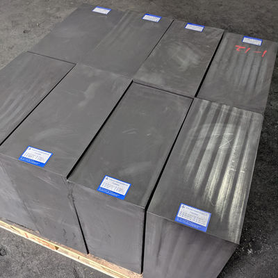 Grafito semiconductor gris oscuro de 5 μm tamaño de grano bloque de grafito isostático ultra fino