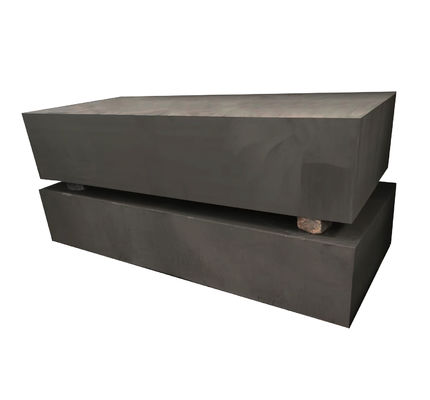 Grafito gris oscuro EDM con baja pérdida Bloque isostático de grafito 1.78 g/cc Densidad