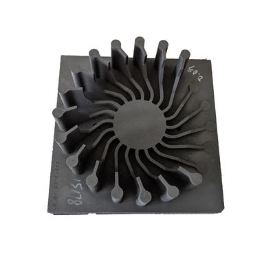 Grafito gris oscuro EDM con baja pérdida Bloque isostático de grafito 1.78 g/cc Densidad