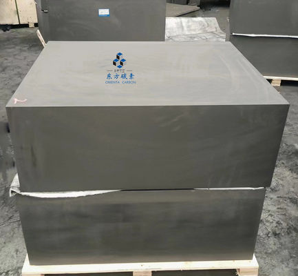 Bloque de grafito de carbono de gran tamaño 110 Mpa Resistencia a altas temperaturas