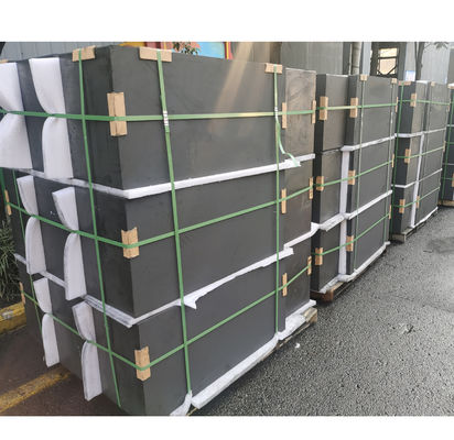 115 Mpa Materiales de bloques de grafito 8μm Productos de grafito Alta estabilidad química