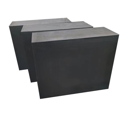 105 Mpa Crucibles Grafito liso gris oscuro Bloque de carbono de grafito