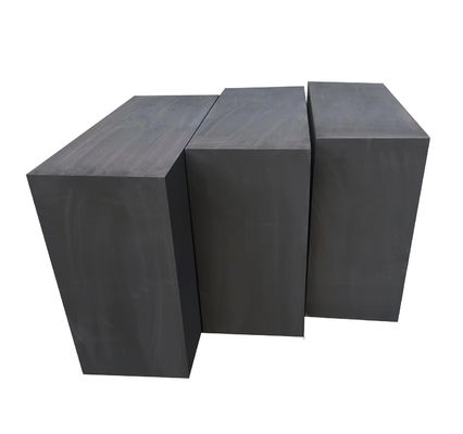 105 Mpa Crucibles Grafito liso gris oscuro Bloque de carbono de grafito