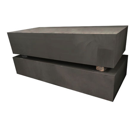 105 Mpa Crucibles Grafito liso gris oscuro Bloque de carbono de grafito