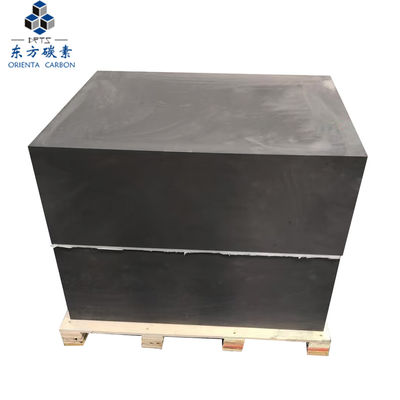 Bloque de grafito de carbono de gran tamaño de buena calidad resistente a altas temperaturas para fundición