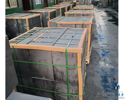 Bloque de grafito isostático OCE-3 con baja expansión térmica y resistencia a la flexión